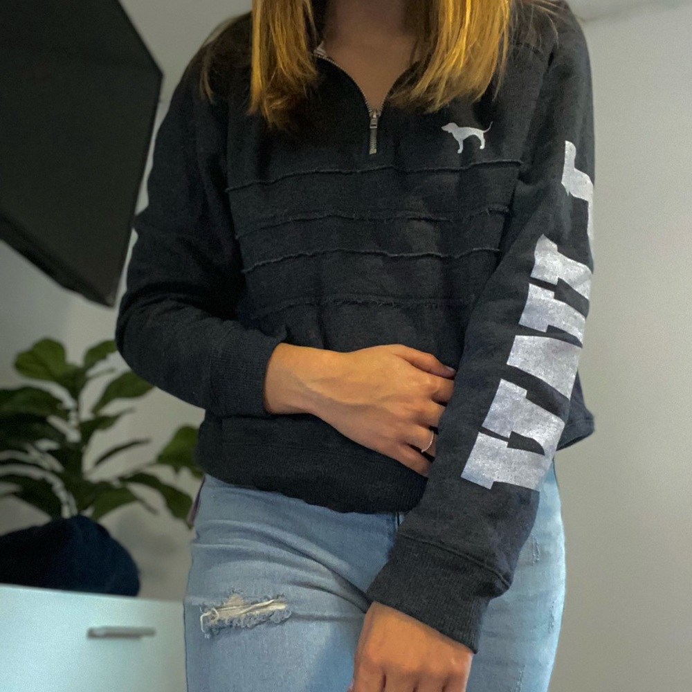 Pink zip up